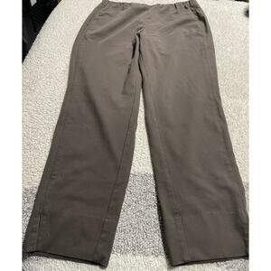 J. Jill Women's Size Large Ponte Slim Straight Leg Pants Brown